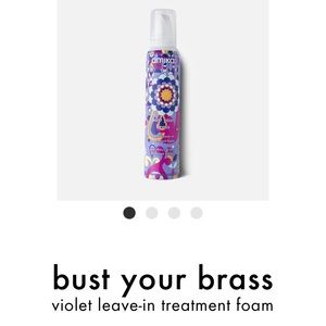Amika Bust Your Brass Violet Leave-In Foam